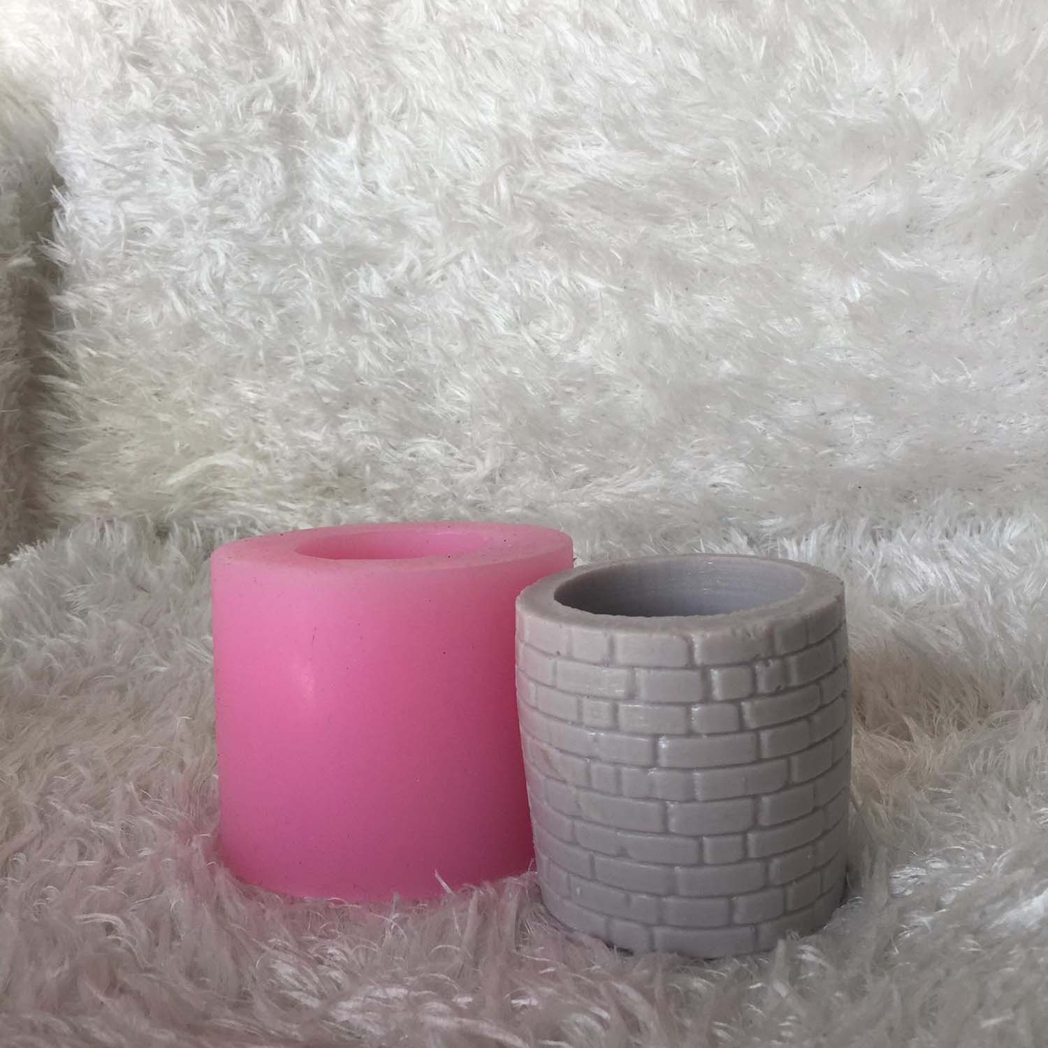 HD0857 Duvar Desenli Kuyu Saksı